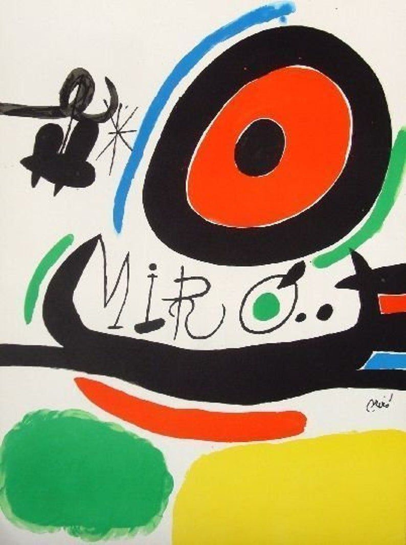 Grafica & Litografie: Joan Mirò - Originale Lithographie 1972‪ – Nuovo (secondo la descrizione) da Ponte Tresa venduto da 11GalleriaAlterEgo11 5