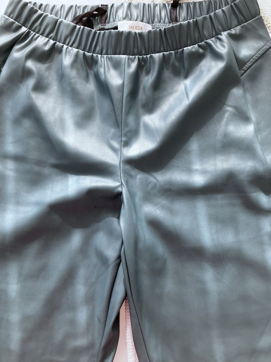 Pantaloni: Lederoptik Mona Hose Grösse 40 blaugrüne – Usato da Gümligen venduto da svaud 3