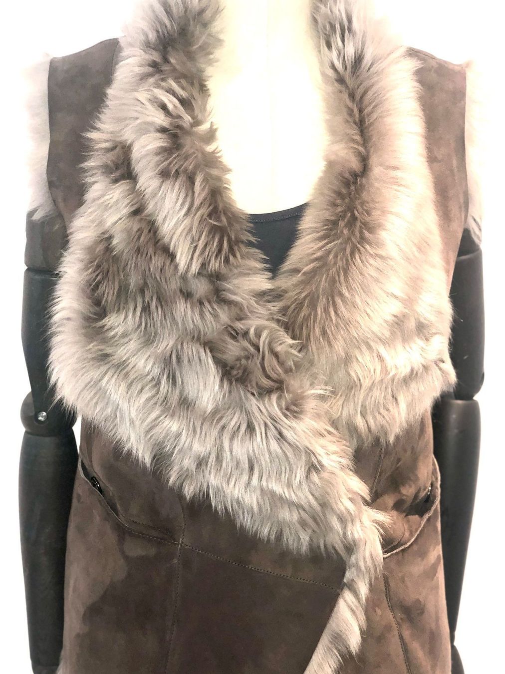 Gilet & Giacche senza maniche: GIORGIO BRATO LAMMFELLWESTE GR40-42 – Nuovo (secondo la descrizione) da Dornach venduto da Snow54 3
