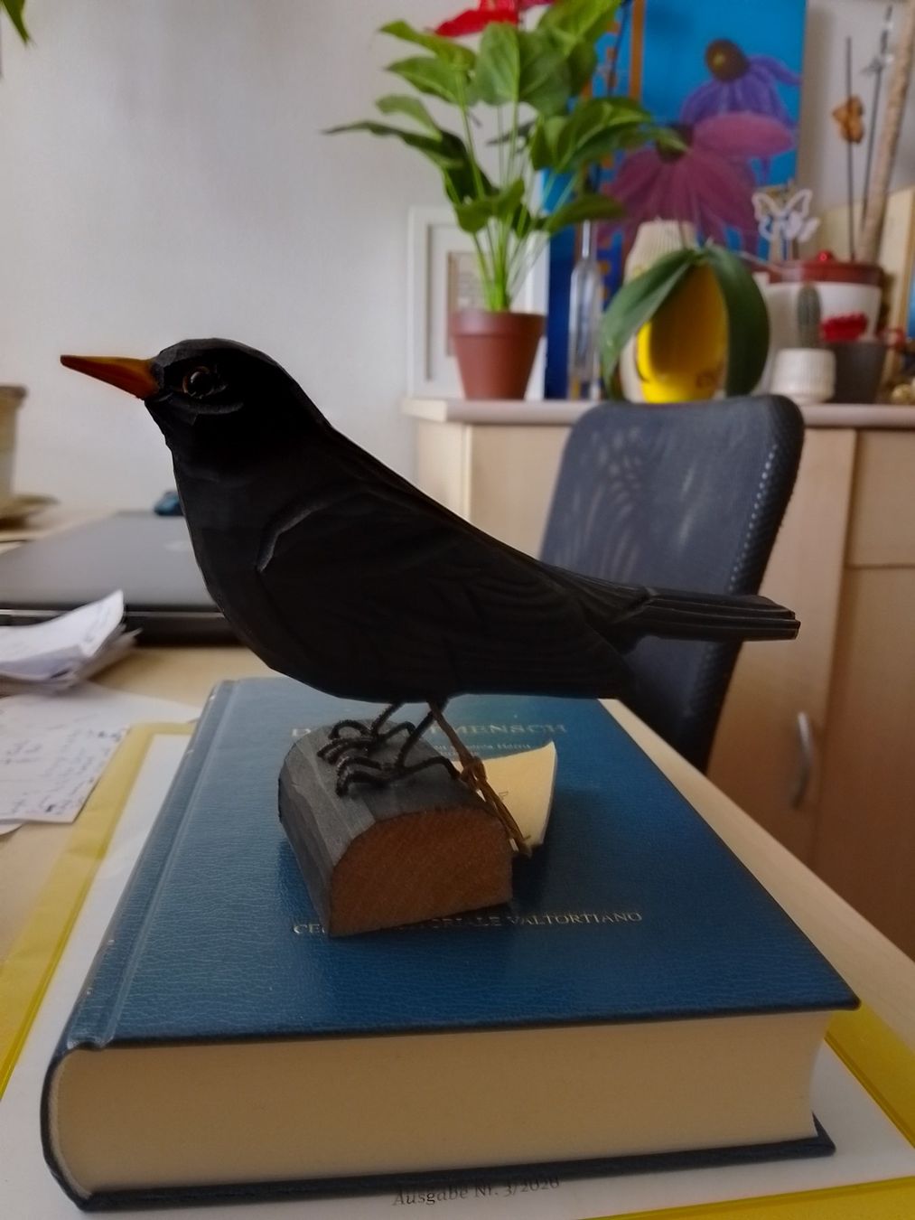 Figuren: Amsel holzgeschnitzt – Neu (gemäss Beschreibung) aus Weinfelden von PaterPio1968