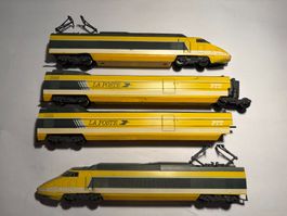 Lima TGV gelb LA POSTE Komposition 4 teilig, DC Analog