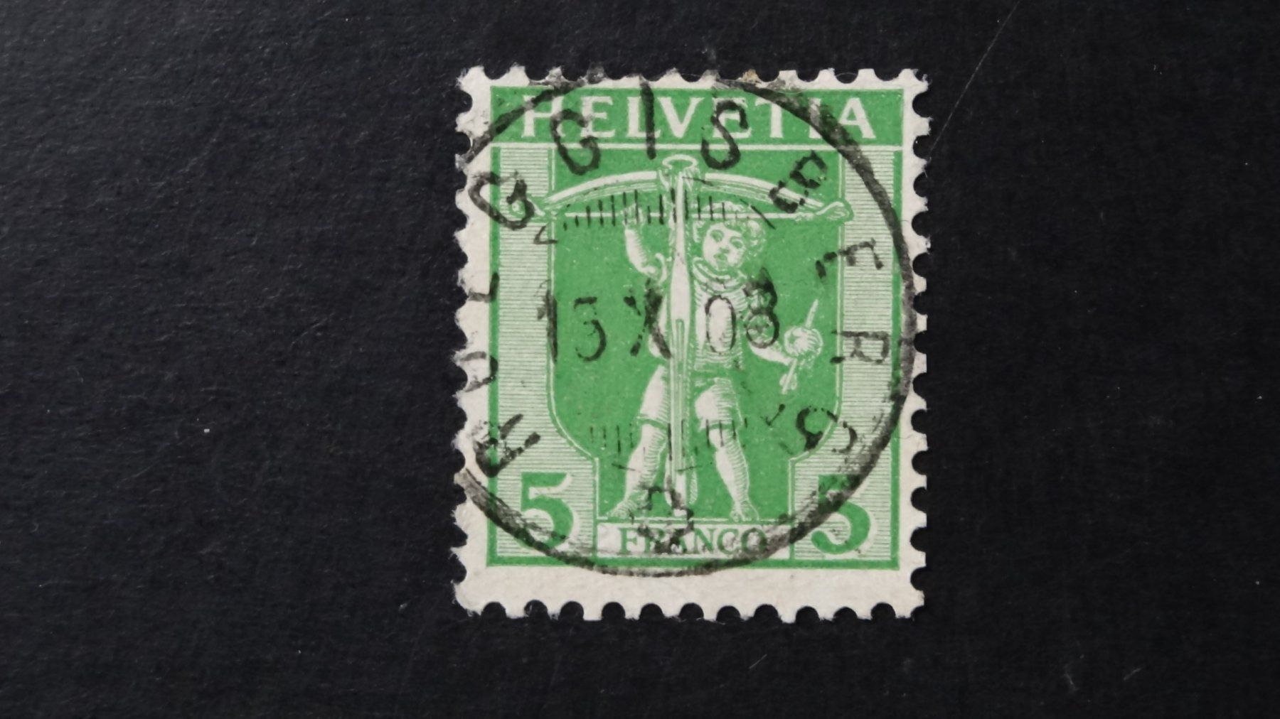 Tutti i francobolli: Vollstempel RÜEGGISBERG  13,X,08   50 – Usato da Anwil venduto da C-DAIHA
