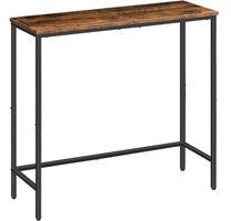 Schmaler Konsolentisch, 75cm Beistelltisch, Flurtisch schmal