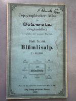 Topographischer Atlas der Schweiz: Blatt Nr. 505 Hinterrhein
