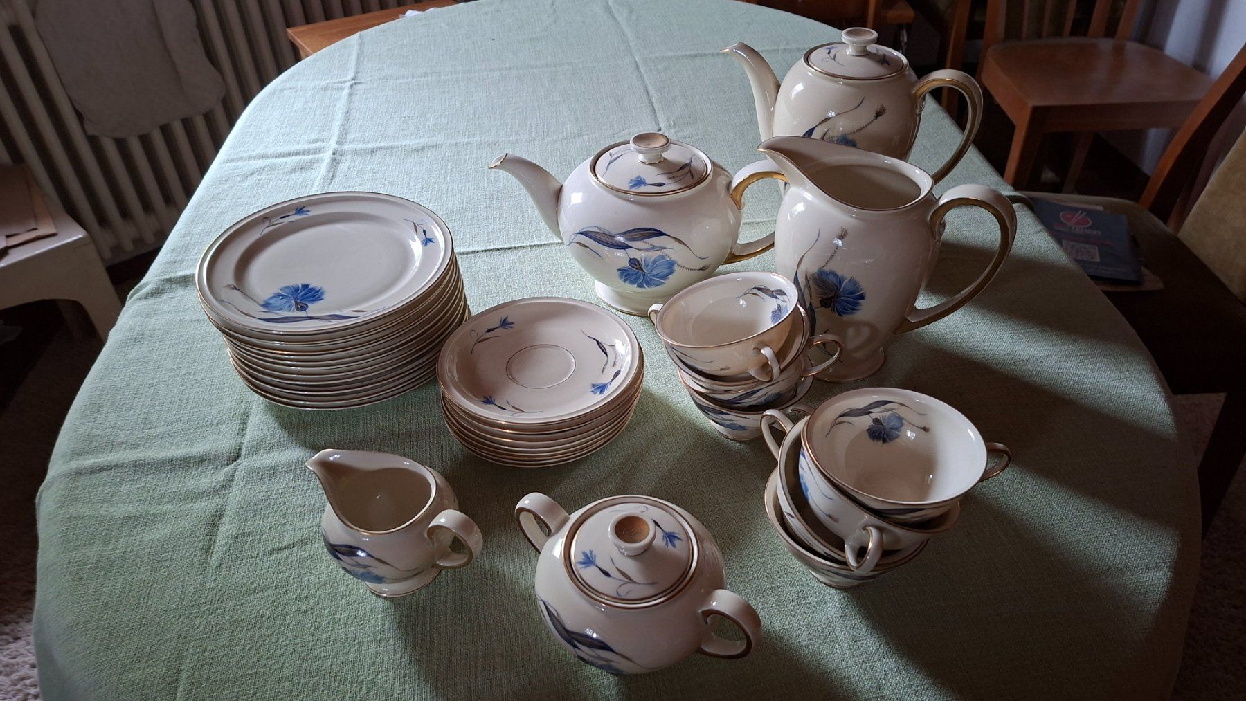 Rosenthal Set di piatti: Rosenthal Winifred Tee-/Kaffeeservice 29-teilig antik – Usato da Hittnau venduto da Agi010