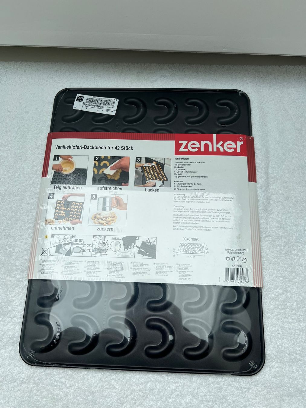 Backformen: Vanillekipferlblech von Zenker – Neu und originalverpackt aus Neukirch / Egnach von Taucher68 1