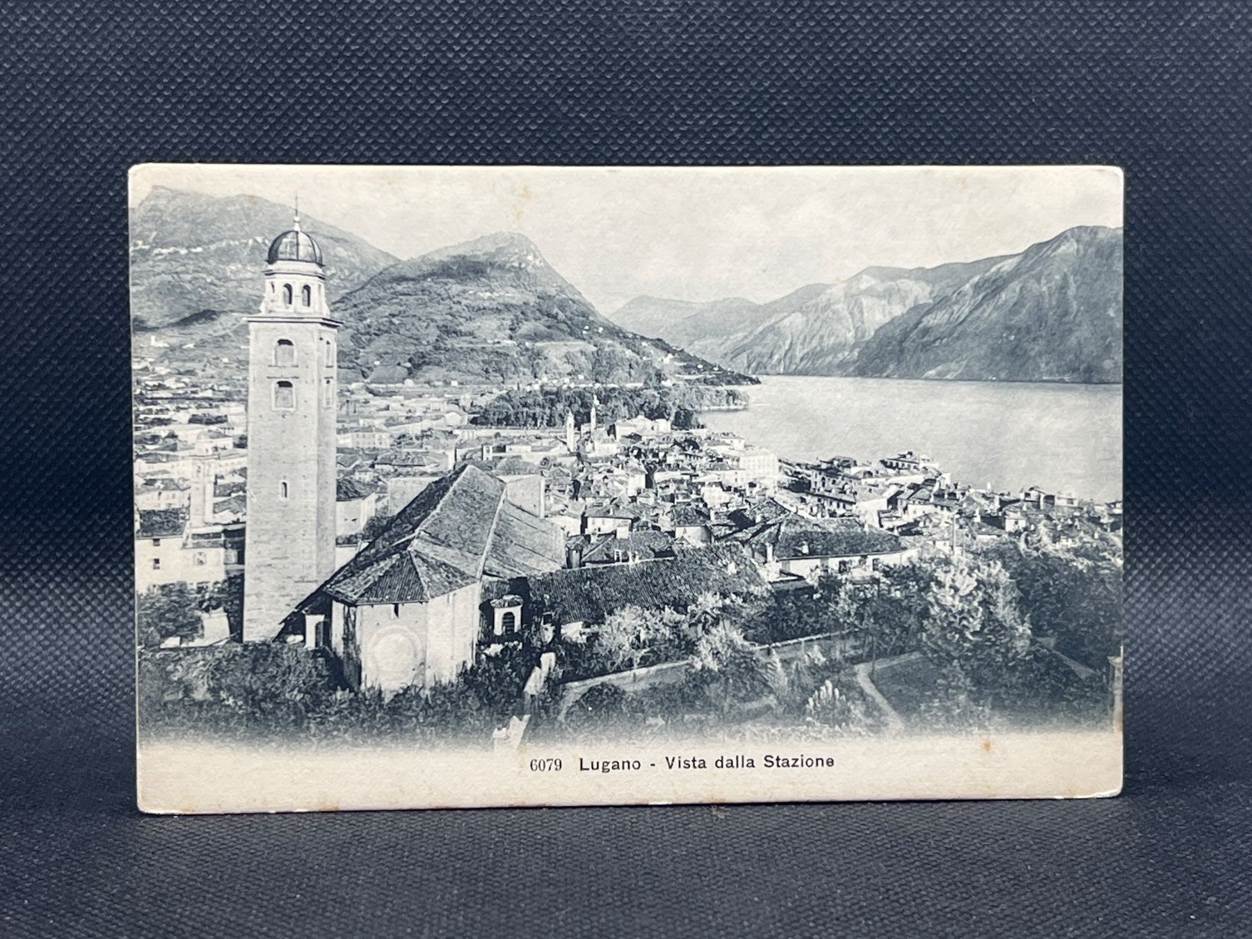 Cartoline postali: Lugano - Vista dalla Stazione – Usato da Widnau venduto da Brusi9