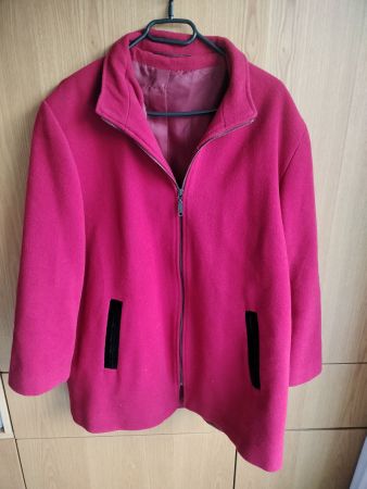 80% Wolle gr 40-42 (L/XL) leichte Jacke rot
