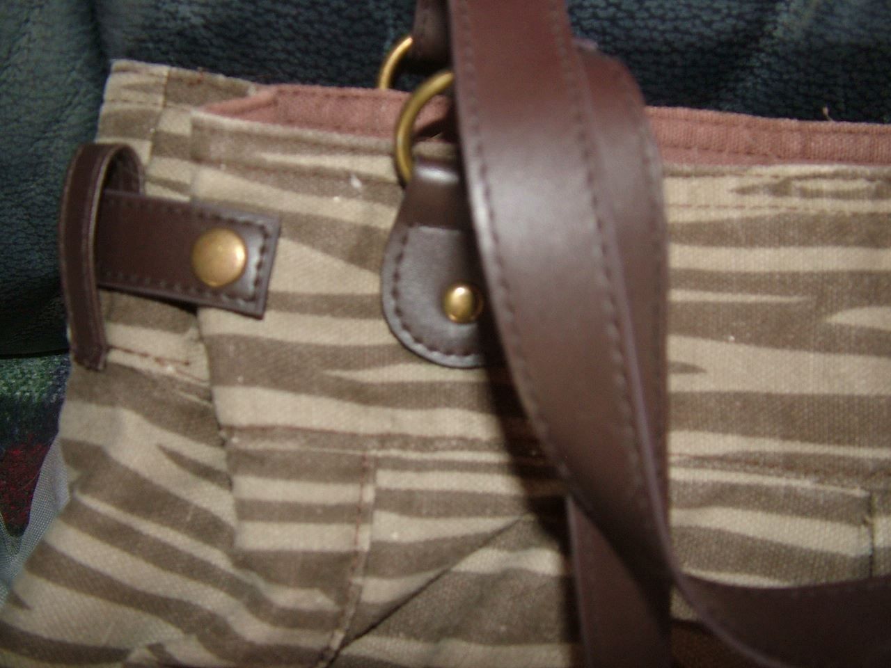 Taschen für Damen: Handtasche animal print, braun %% – Gebraucht aus Nunningen von Fashion-Ave51 1