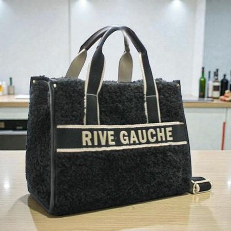 MOUMOUTE RIVE GAUCHE SHOPPER BAG black / Paris / NEW