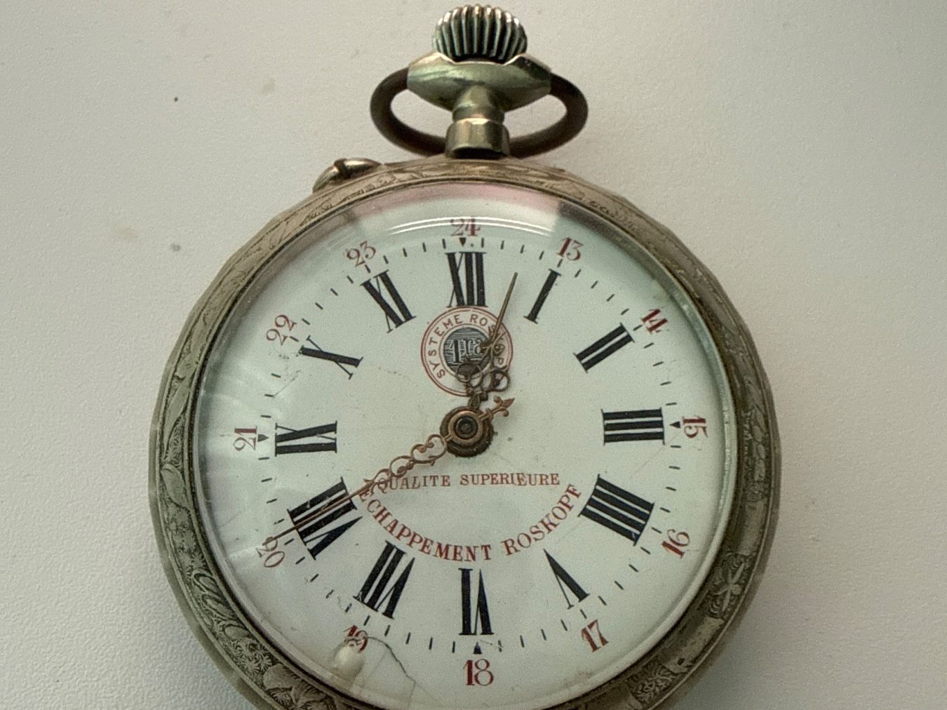 Roskopf Orologi: Rosskopf Taschenuhr läuft – Usato da Stadel venduto da amigo014