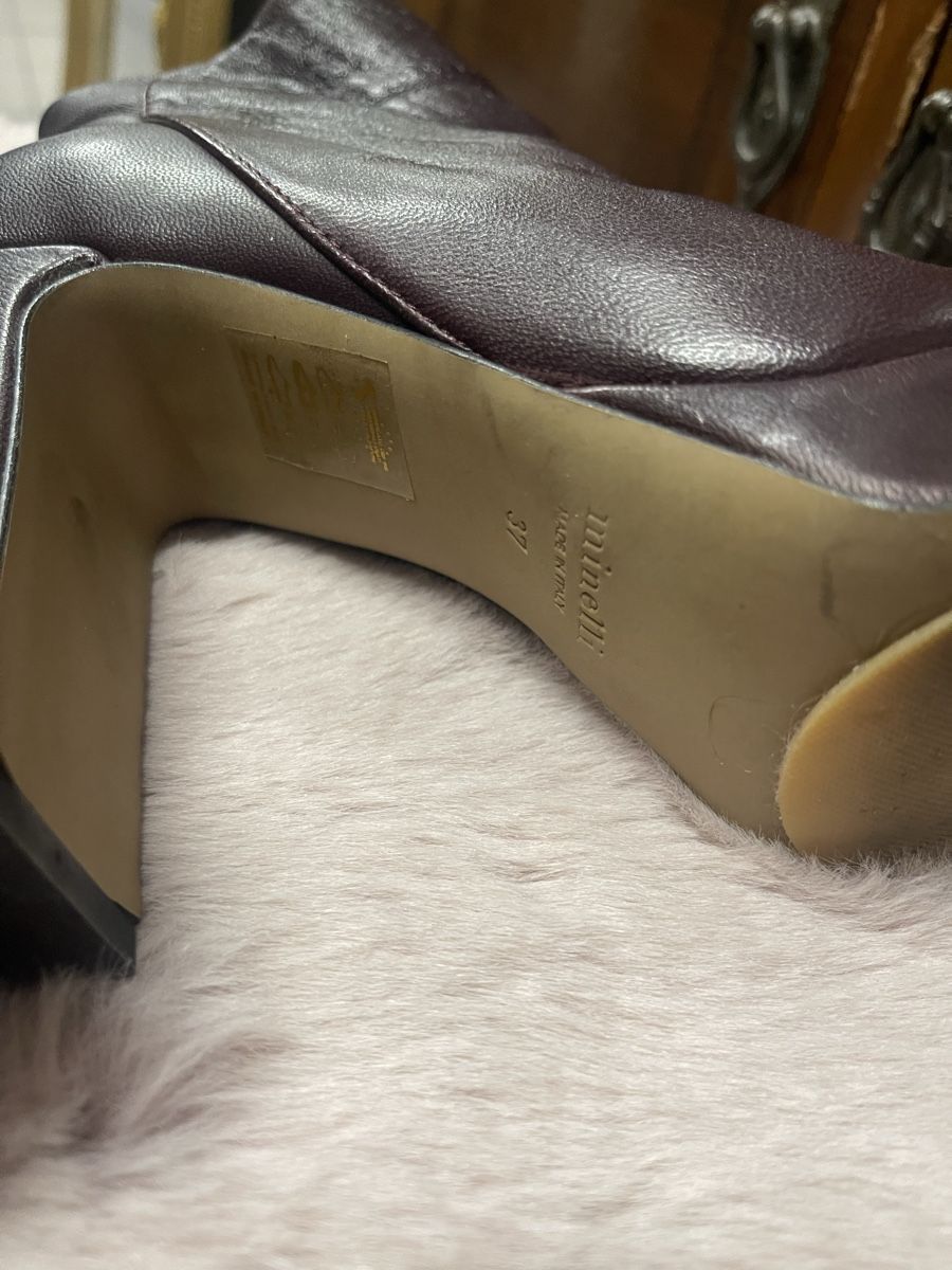 Scarpe da donna: Minelli Stiefel Bordeaux-rot, Gr. 37  – Usato da Oberwil BL venduto da dyl_htk9 3