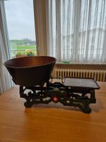 Antike Waage, Balkenwaage, Küchenwaage, Schweiz 🇨🇭