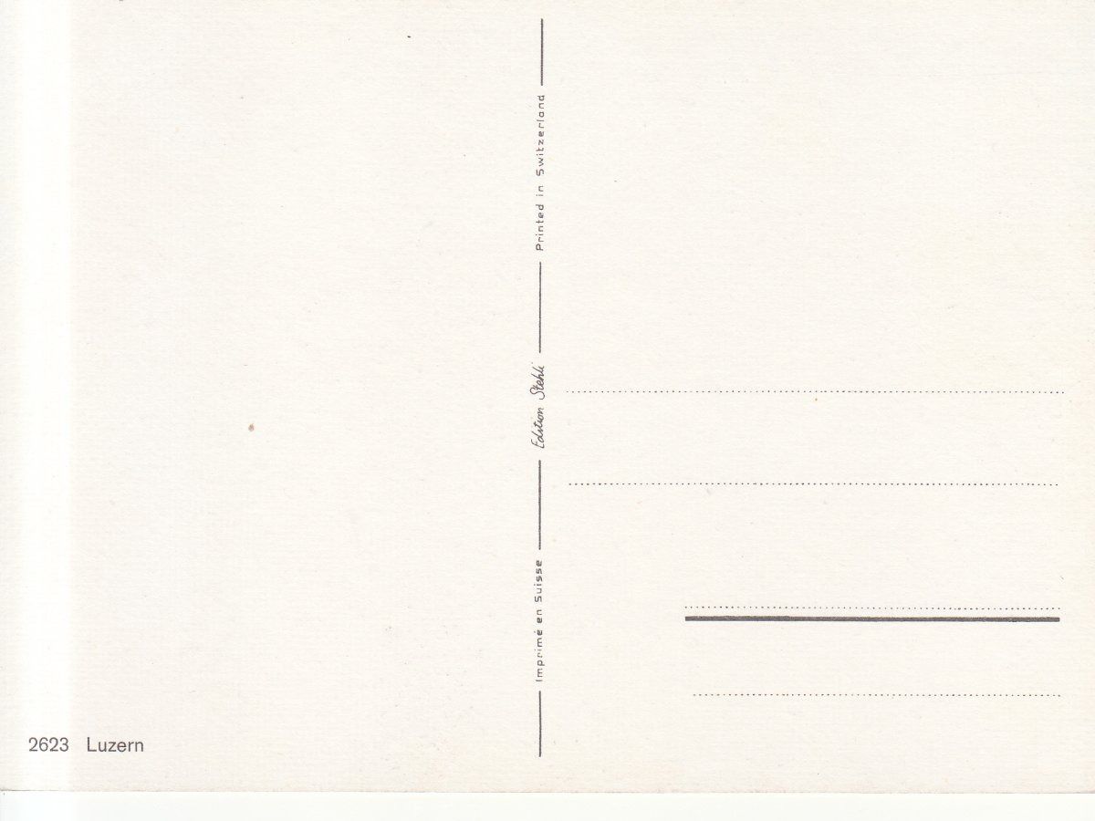 Cartoline postali: Luzern ca. 1970 – Usato da Bürglen TG venduto da StampGraf 1