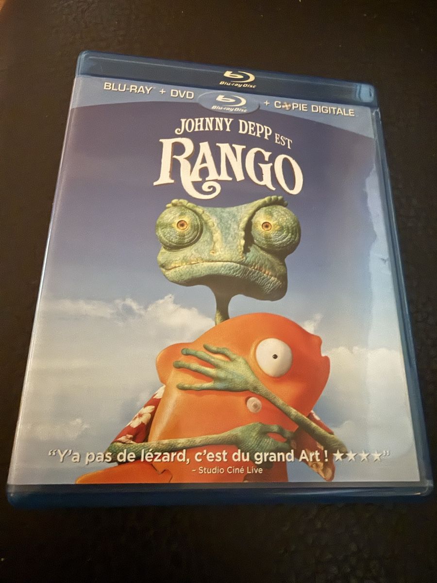 Tous les DVDs: Rango (blu-ray) – D'occasion à Troinex par grigri2020
