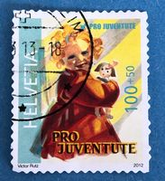 Nr.J 407A  GESTEMPELT Blondes Mädchen 2012  