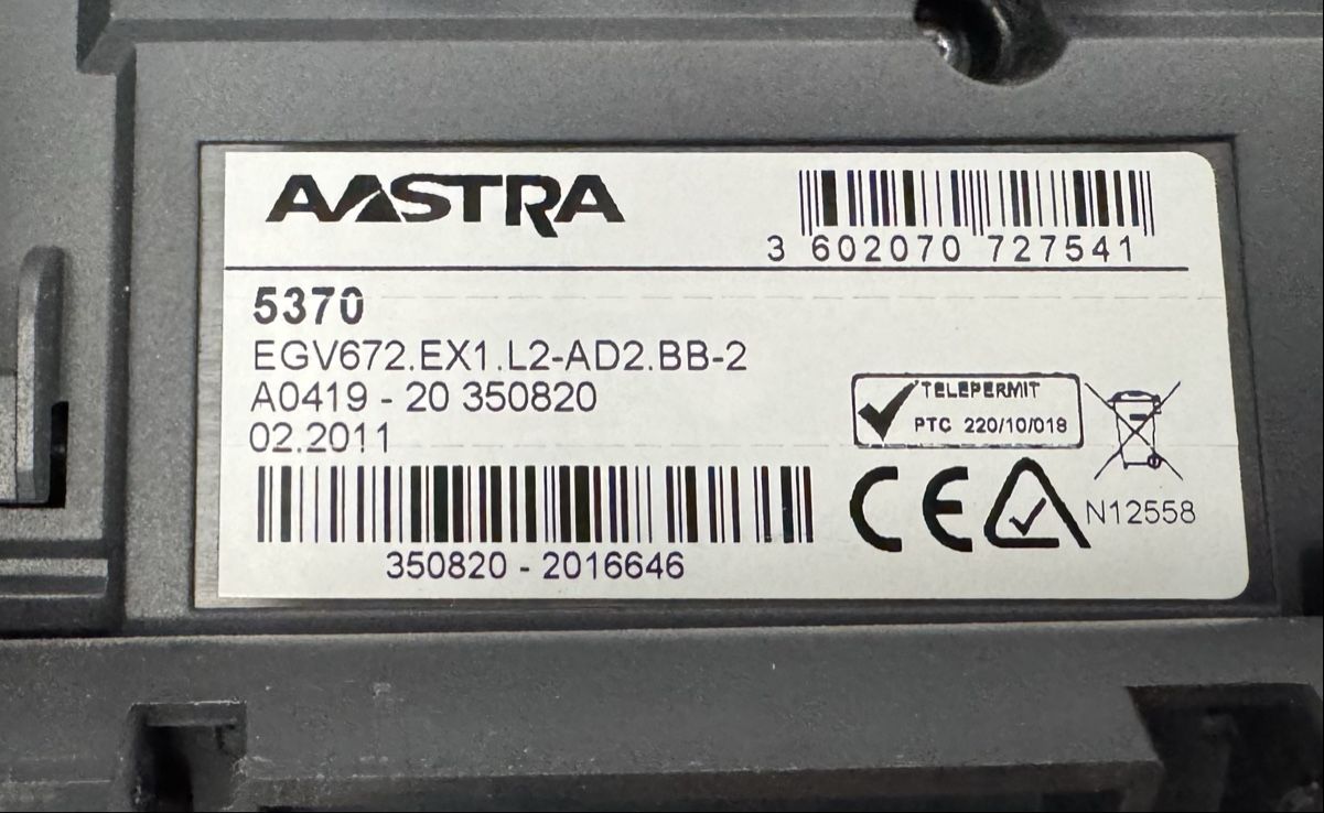 Mitel Telefoni: Mitel 5370 AD2 mit digi Tastenmodul – Usato da Hünenberg venduto da Robe0 1
