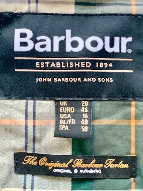 Barbour Giacche: Original "Barbour" Wax-Jacke blau - Gr.  46 – Usato da Kirchberg BE venduto da Rege 3