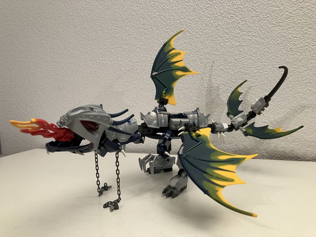 Lego Kit di costruzioni: Lego Vikings Double Catapult vs. Ofnir Dragon 7021 von 2006 – Usato da Willisau venduto da BettyBond 7