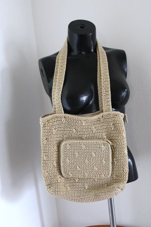 Gehäkelte  Schultertasche