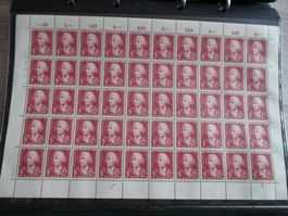 Pro Juventute 168  feuille 50 neufs** 200.-- (les 4 numéros)