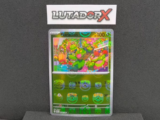 Pokémon Carte collezionabili: Maractus Master Ball Reverse Holo - 008/086 Black Bolt - EN – Usato da Ballwil venduto da Lutadorx