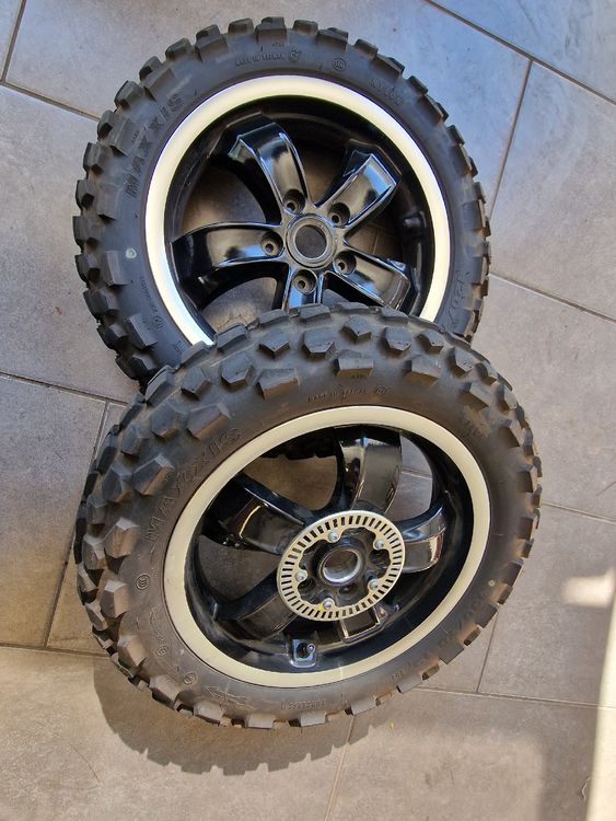 Drei Räder Komplett Vespa Px 125 150 200 MICHELIN Felge