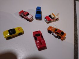 Lot de 6 micro voitures