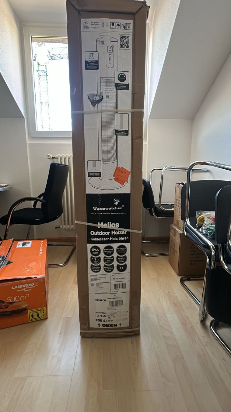Helios Radiatori: Warmwatcher Helios Heizstrahler EPH2960 // NEU – Nuovo e nell'imballaggio originale da Dübendorf venduto da zue_jz2m 3