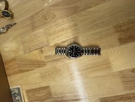Herren Uhr Hugo Boss Edelstahl Armband schwarz Zifferblatt