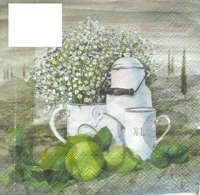 Tovaglioli: Serviette still life (d309) – Nuovo (secondo la descrizione) da Schlatt TG venduto da kreativ-atelier