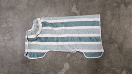 🐶​ Gestreifter Hunde-Bademantel / Handtuch - XL