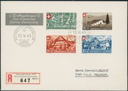 1945 - Pro Patria - Ersttagsbrief FDC ET - Haerry