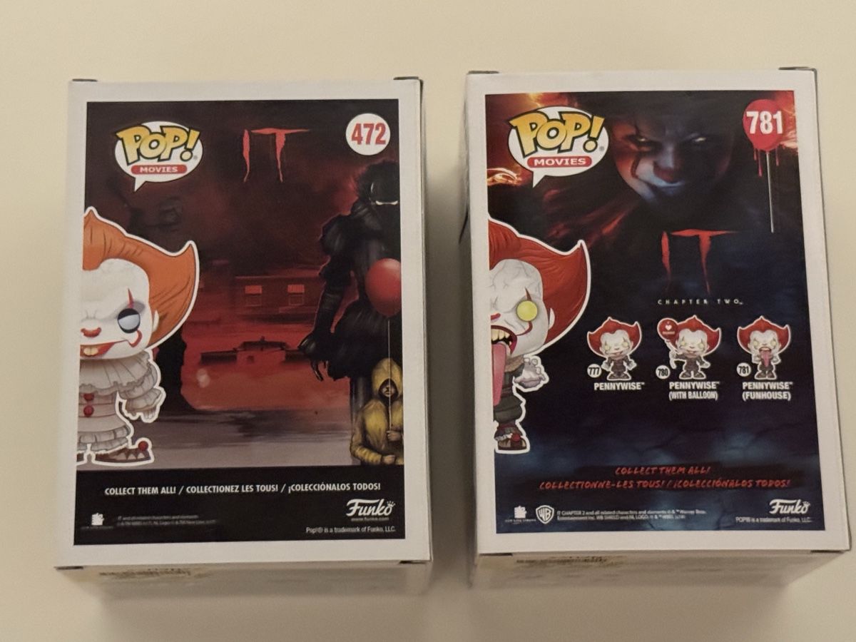 Funko Statuette: Funko Pop! Pennywise 472 & 781 – Nuovo (secondo la descrizione) da Winterthur venduto da Kev_Scha14 2