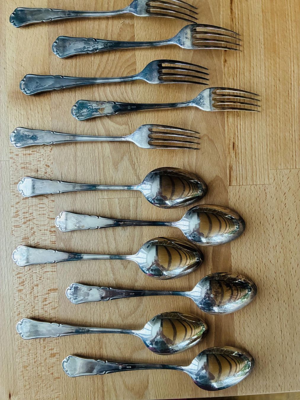 Bestecksets: Besteck Set Silberbesteck – Gebraucht aus Oberkulm von web_zxf7 6