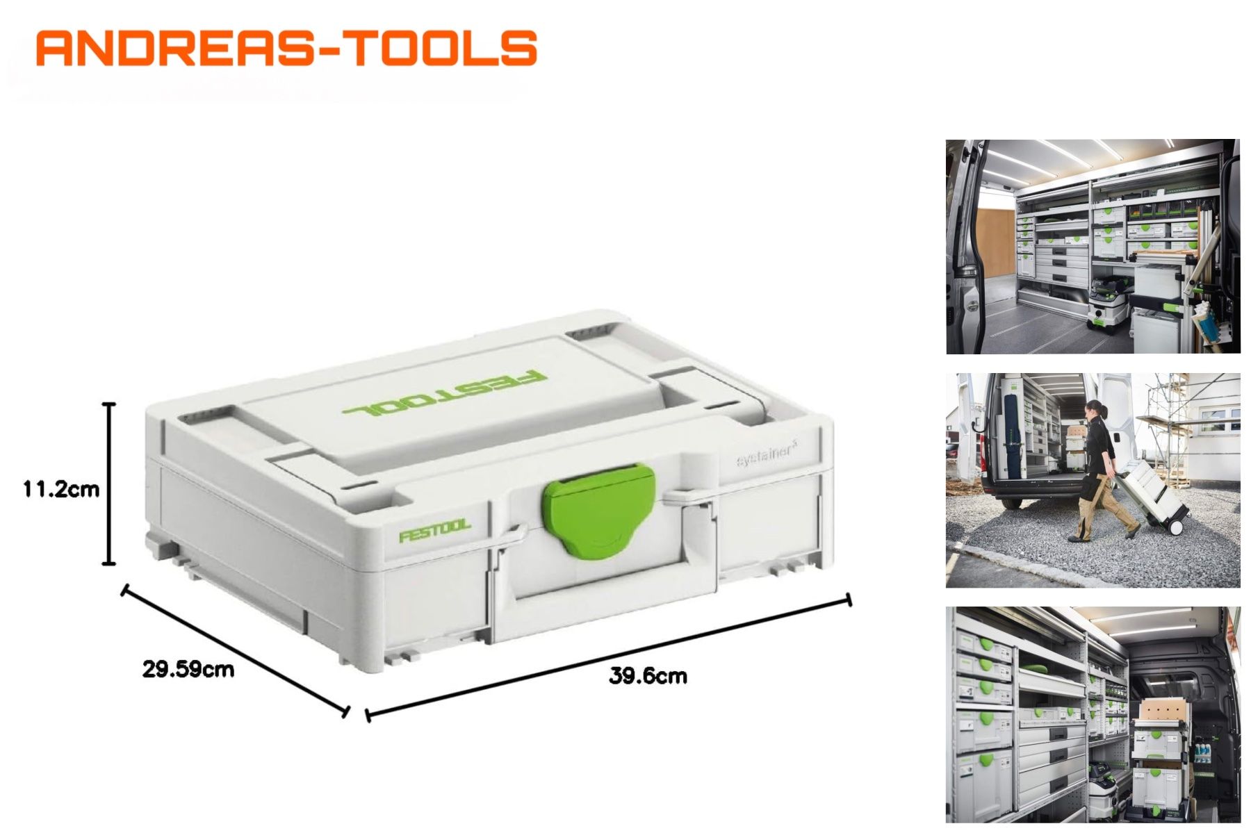 Festool Alle Werkzeuge: FESTOOL die neue Generation Systainer³ SYS3 M 112 – Neu und originalverpackt aus Nebikon von Andreas-Tools