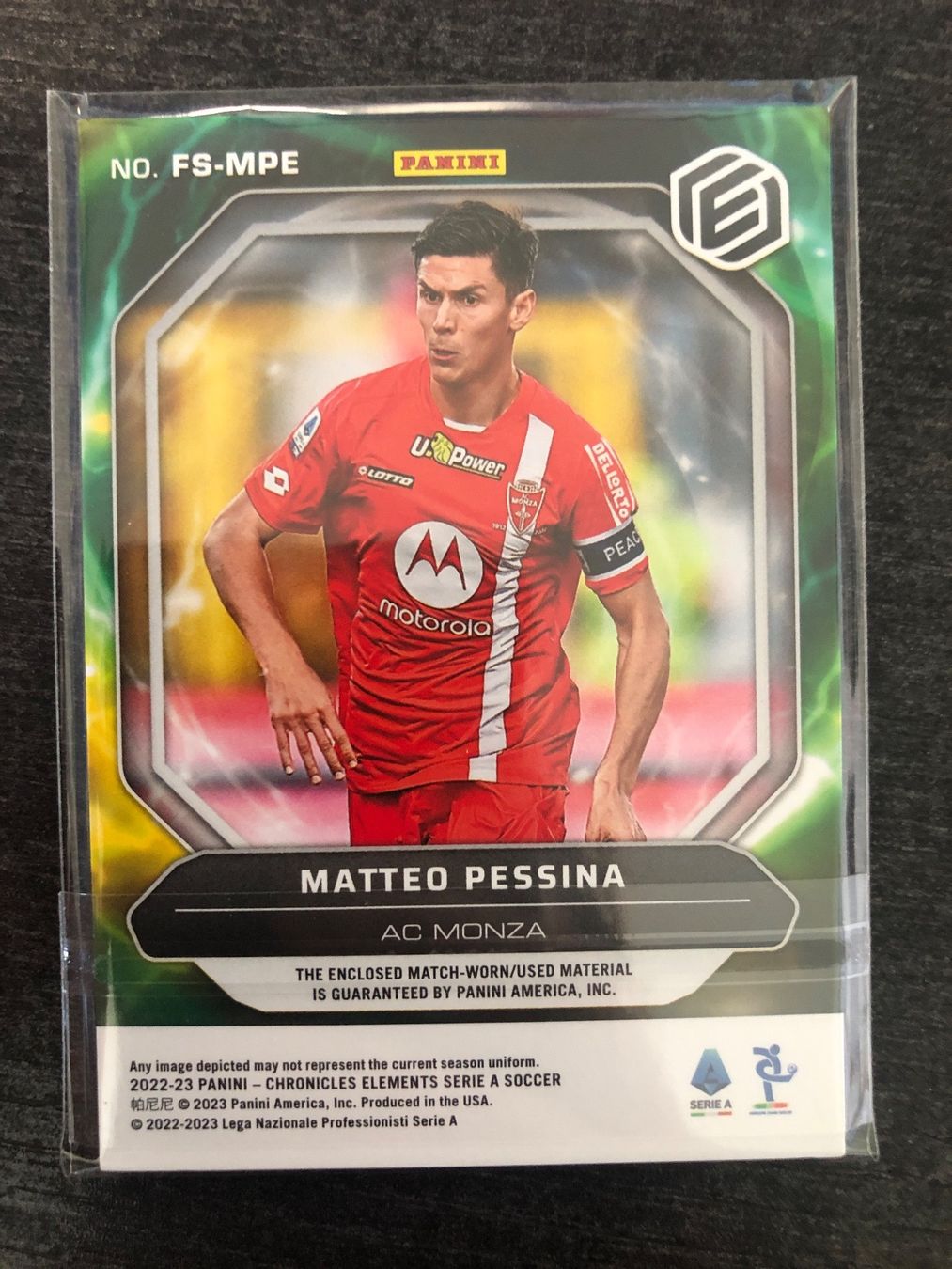 Topps Carte collezionabili: Panini Fusion Matteo Pessina patch 13/99 – Usato da Wangenried venduto da Garagara 1