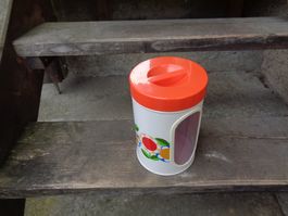 Blechdose für Vorräte mit Sichtfenster