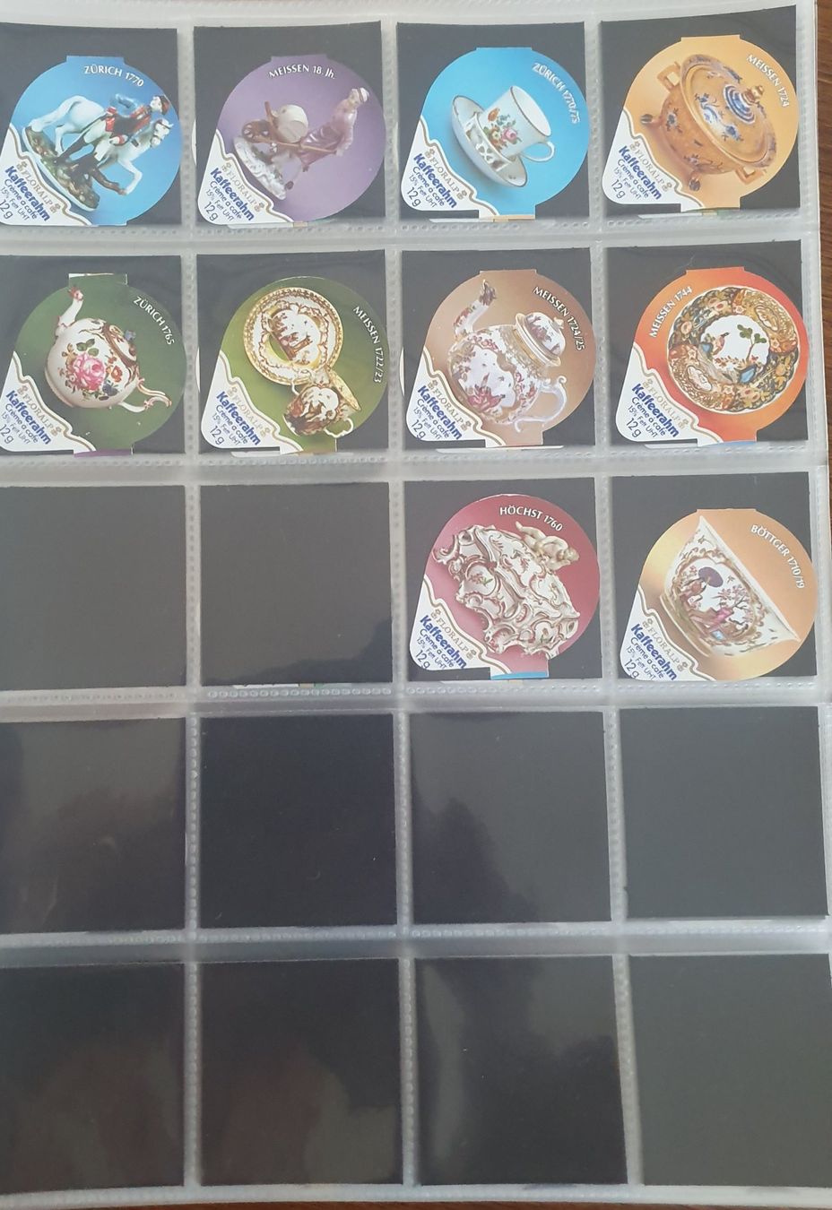 Kaffeerahmdeckel: Kaffeerahmdeckeli-Sammlung ab 1978 - 1994 – Gebraucht aus Härkingen von MarianneSi 7