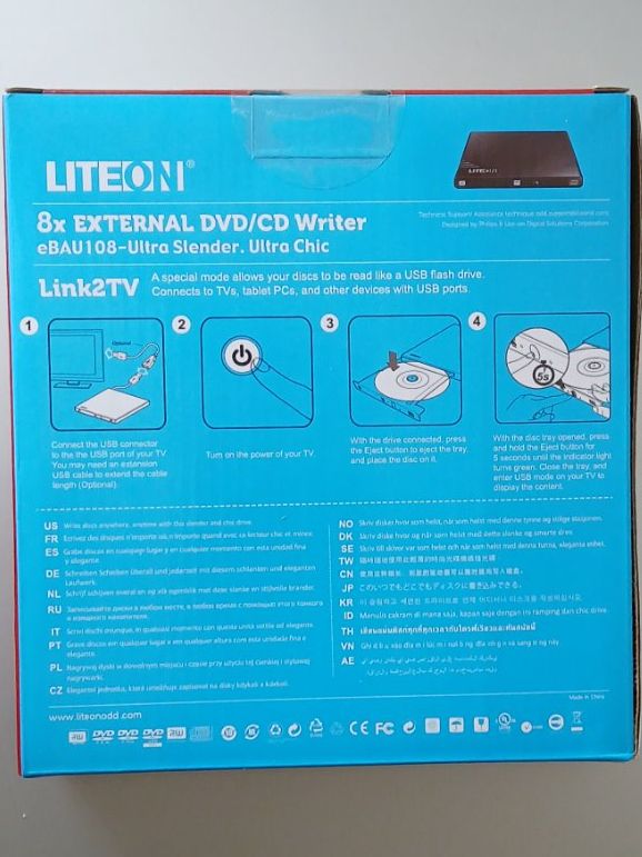 Registratori: LITEON 8x External DVD/CD Writer – Nuovo e nell'imballaggio originale da Zürich venduto da sebime0 1