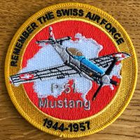 Schweizer Luftwaffe Mustang P-51 Patch