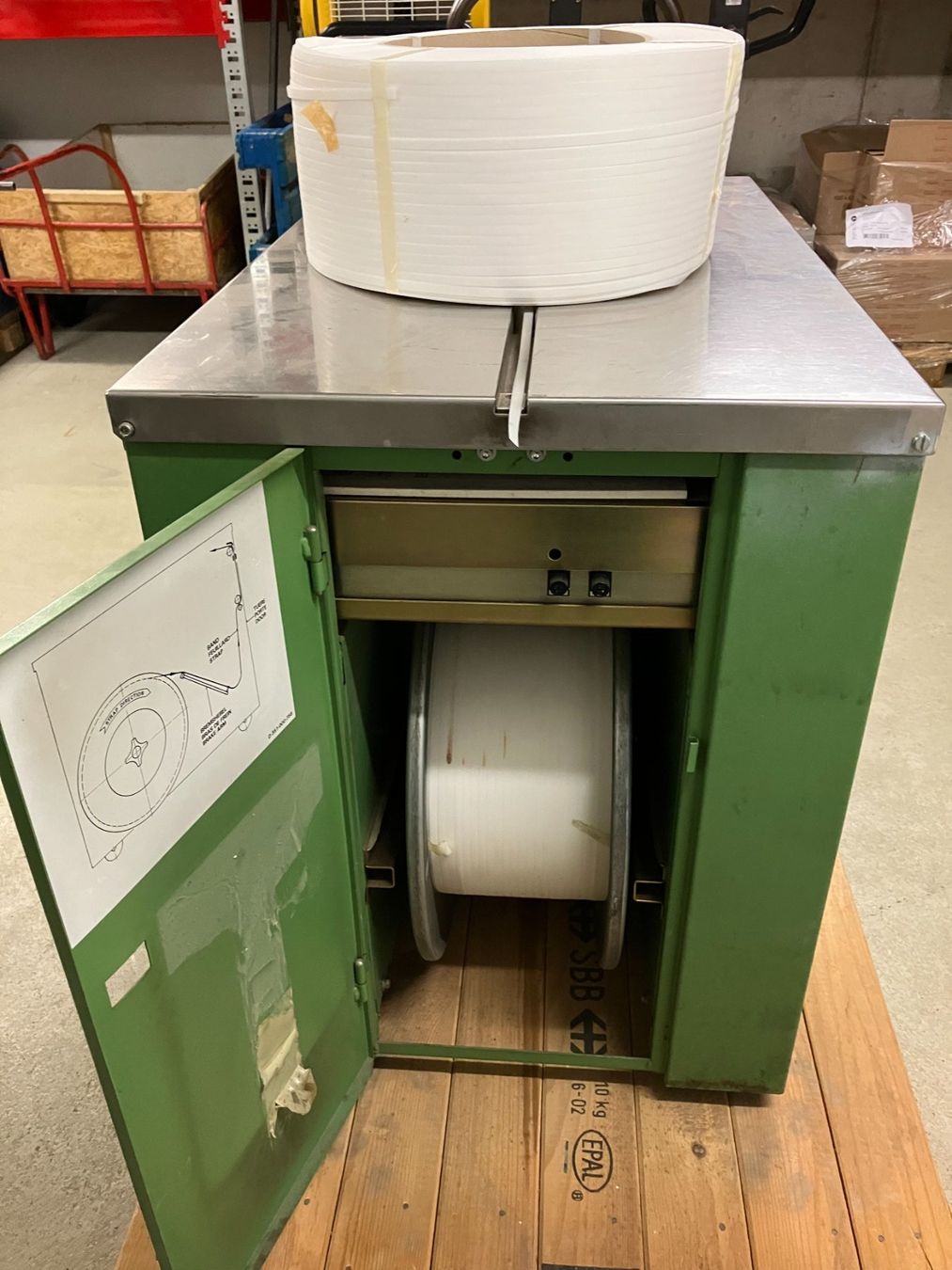 Strapex Machines à relier: Strapex Bindemaschine – Défectueux à Biberstein par biberschloss 3