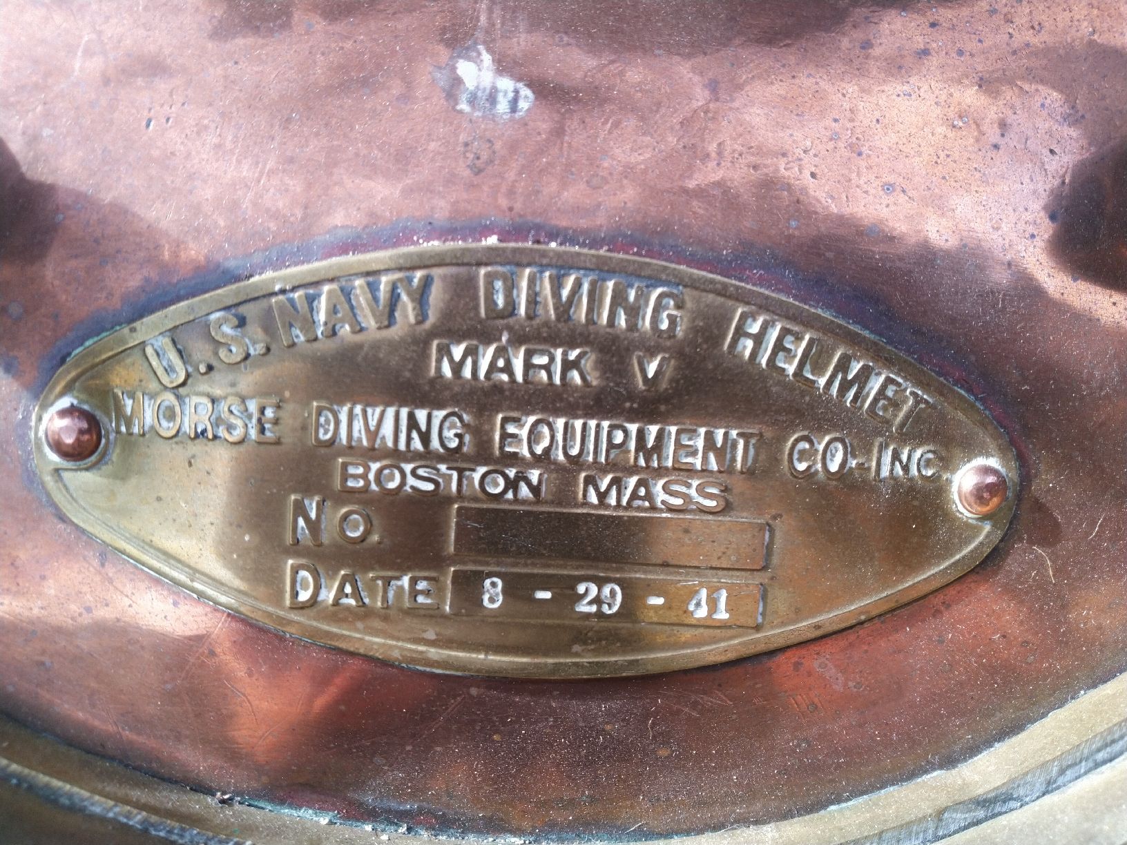 Mute per immersioni: U.S. Navy Diving Helmet 1941 – Usato da Weggis venduto da cherry2000 5