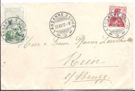 LETTRE de LAUSANNE, circulée avec PRO JUVENTUTE No. II