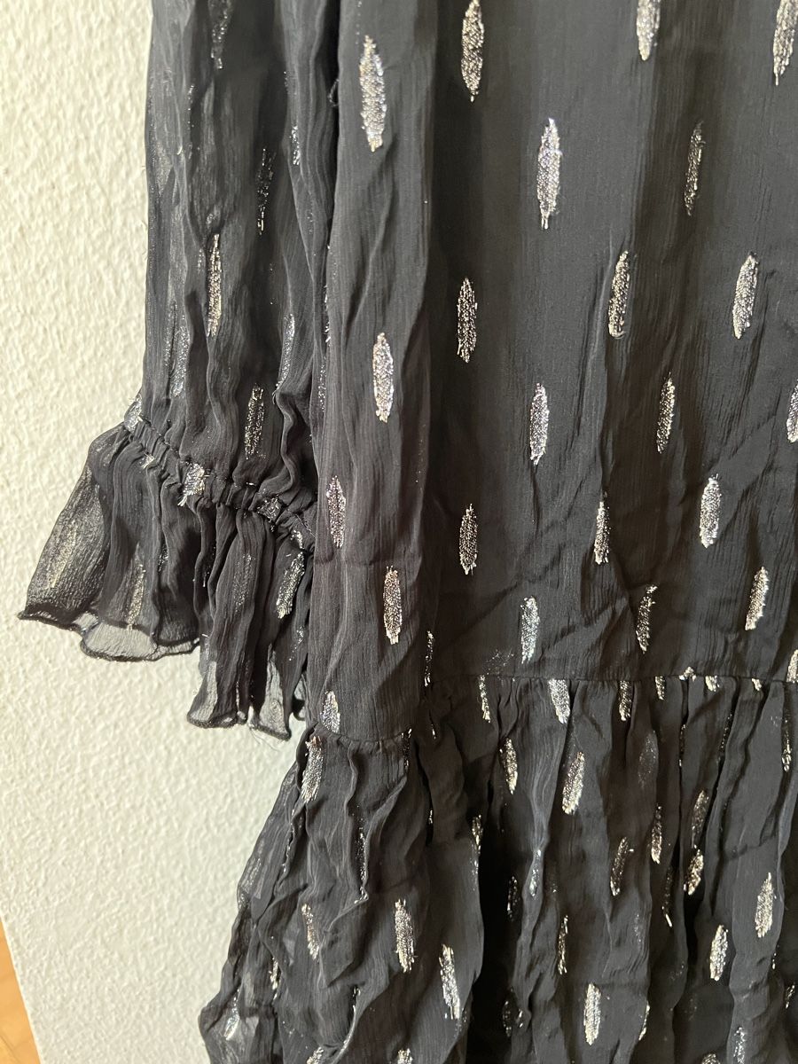 Rich & Royal Kleider: Kleid Rich&Royal, Gr. 34, schwarz mit Silber – Gebraucht aus Solothurn von Brini06 1