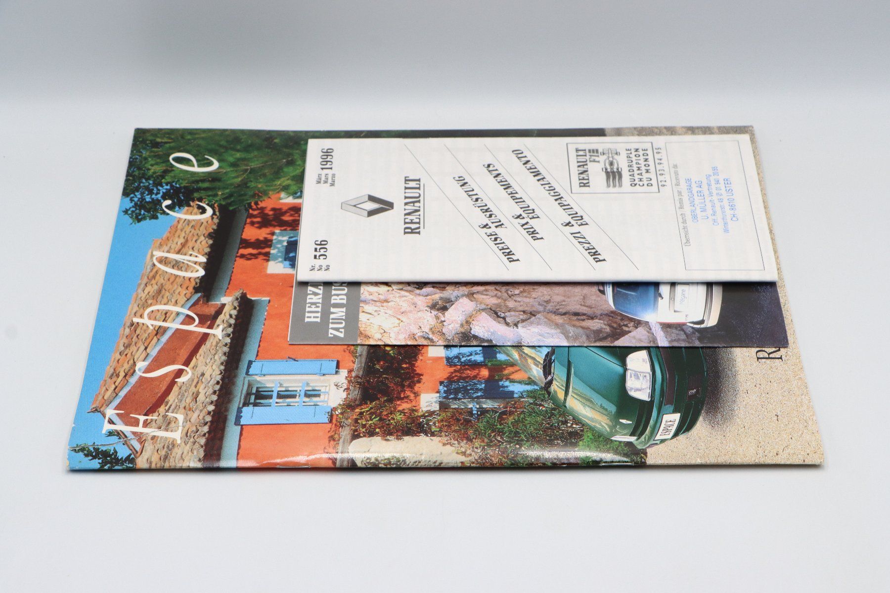 Renault Documents: Renault Espace 1996 Prospekt + Preisliste – D'occasion à Bühl b.Aarberg par Collectorpassions 9