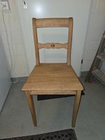 Holz Stuhl, massiv, Vintage Look,Echtholz, zum Restaurieren