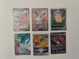 6 Pokemonkarten JAP/DE/EN