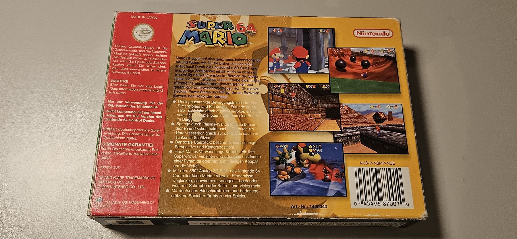 Nintendo Giochi: Super Mario 64, Nintendo 64 OVP – Usato da Belp venduto da Ginus85 1