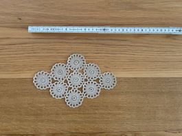 Häckel-Decke, Vintage, handmade